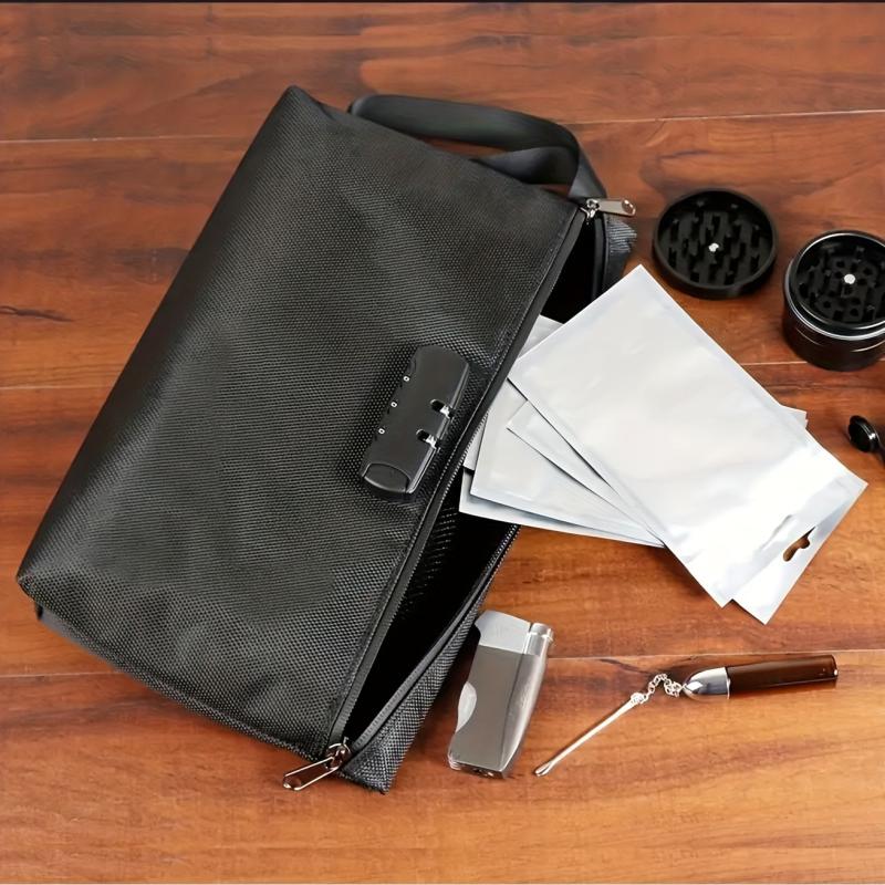 Men's Casual Clutch Bag With Password Lock Business Trip Deodorant Storage