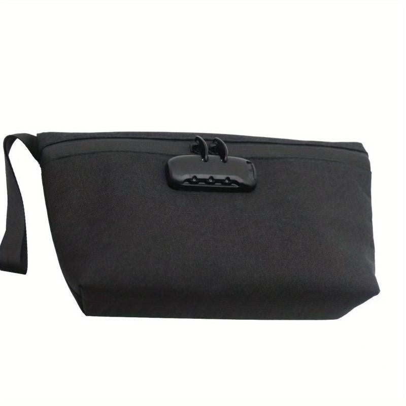Men's Casual Clutch Bag With Password Lock Business Trip Deodorant Storage