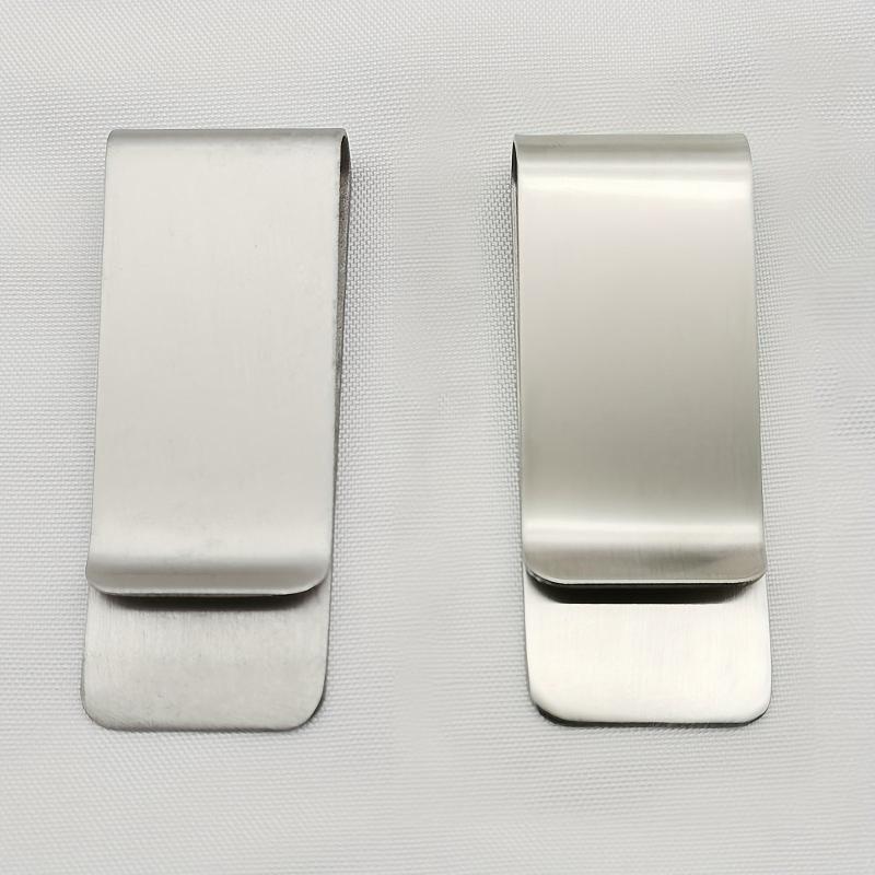 6pcs Stainless Steel Money Clip Credit Card Cash Holder