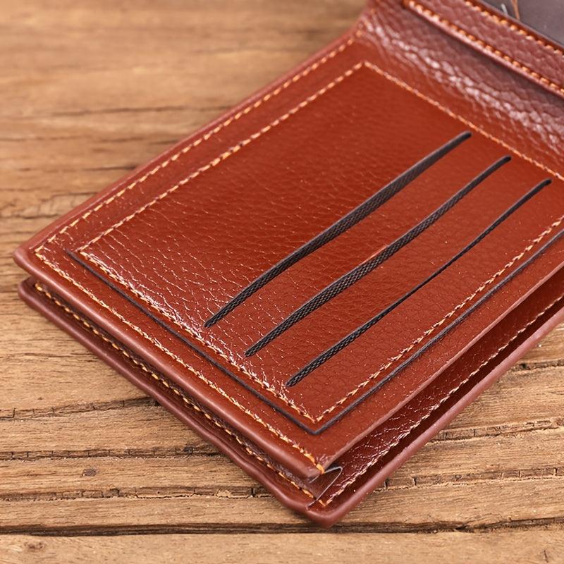 Men's Short Wallet Large Capacity Card Holder Wallet