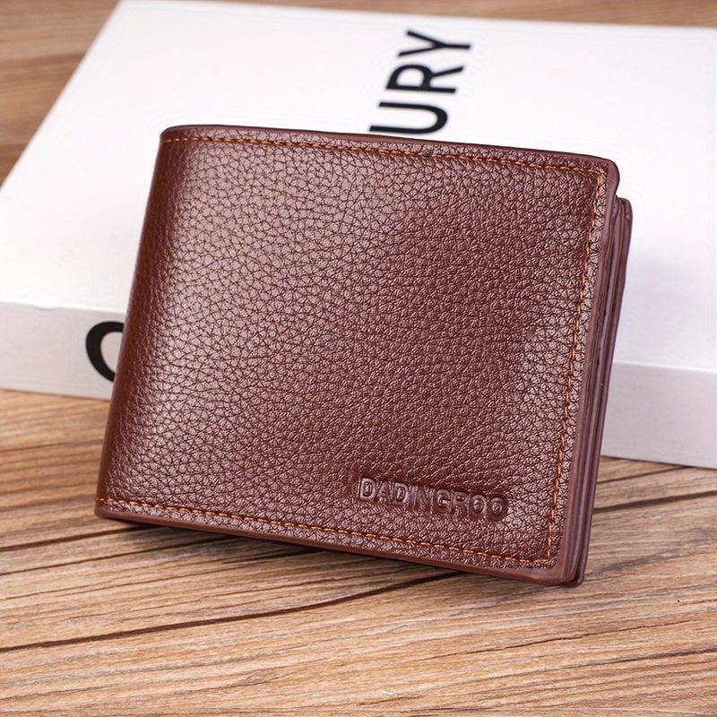 Men's Short Wallet Large Capacity Card Holder Wallet
