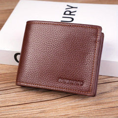 Men's Short Wallet Large Capacity Card Holder Wallet