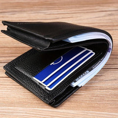 Men's Short Wallet Large Capacity Card Holder Wallet
