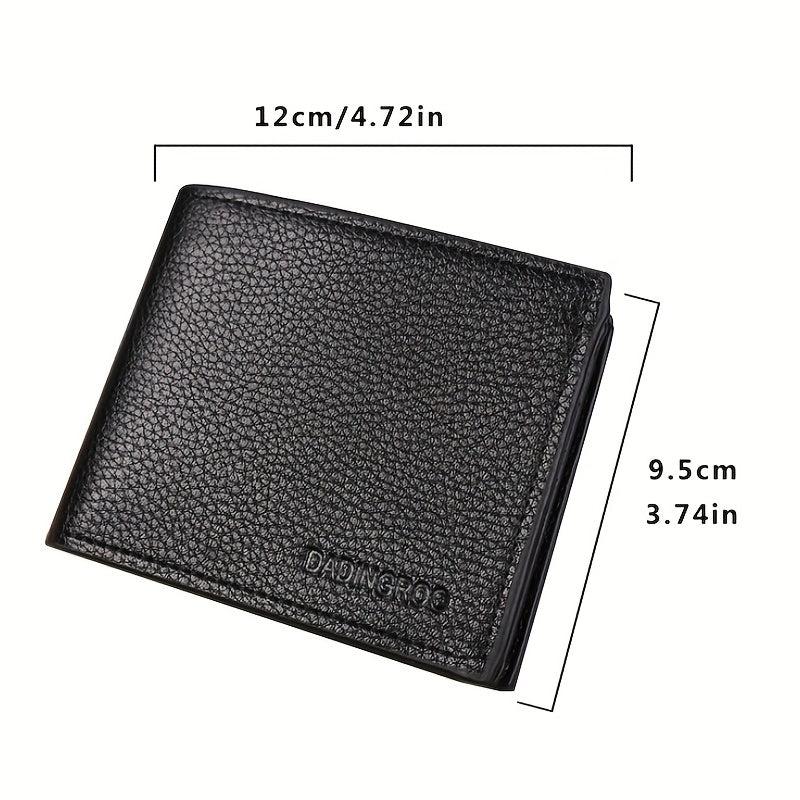 Men's Short Wallet Large Capacity Card Holder Wallet