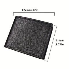 Men's Short Wallet Large Capacity Card Holder Wallet
