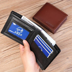 Men's Short Wallet Large Capacity Card Holder Wallet