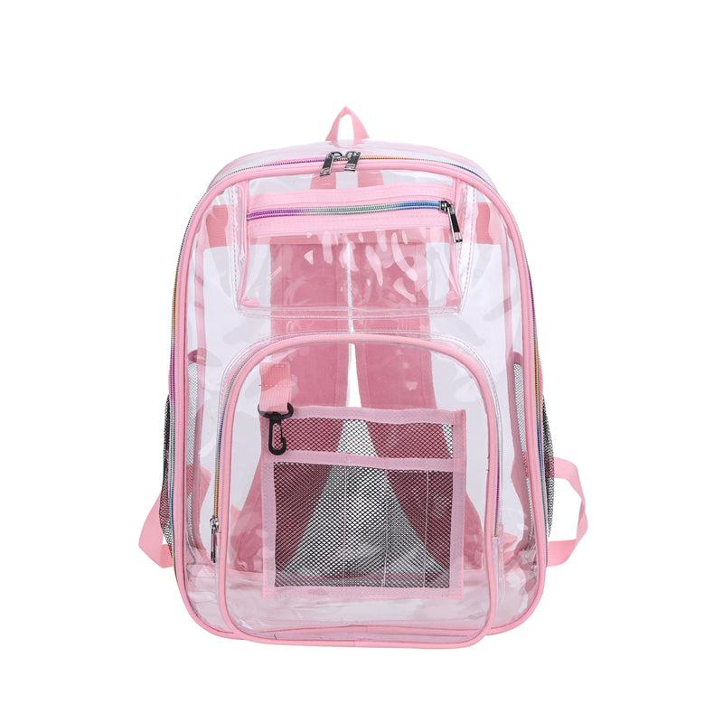 Clear Backpack Heavy Duty Transparent Large School Bag Stadium Security Travel