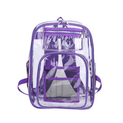 Clear Backpack Heavy Duty Transparent Large School Bag Stadium Security Travel