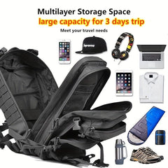 Men's Large Capacity Waterproof Backpack Multifunctional Backpack