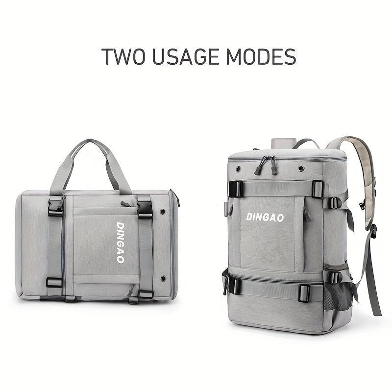 Men's Large Shoulder Bag With Skateboard Storage - Travel Multifunctional Bag
