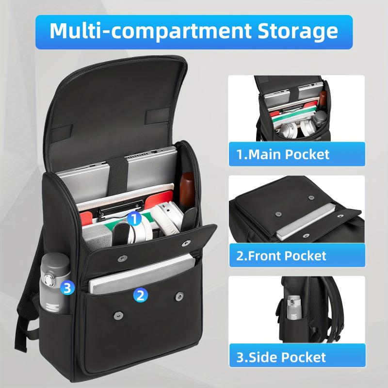 Men's 39 Laptop Backpack Large Capacity Waterproof Travel Backpack