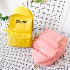 Canvas Backpack for School Students