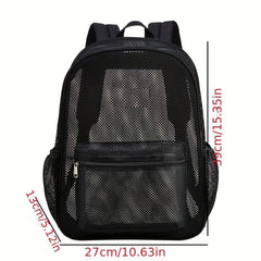 High Load Bearing Mesh Backpack Transparent and Beach Backpack