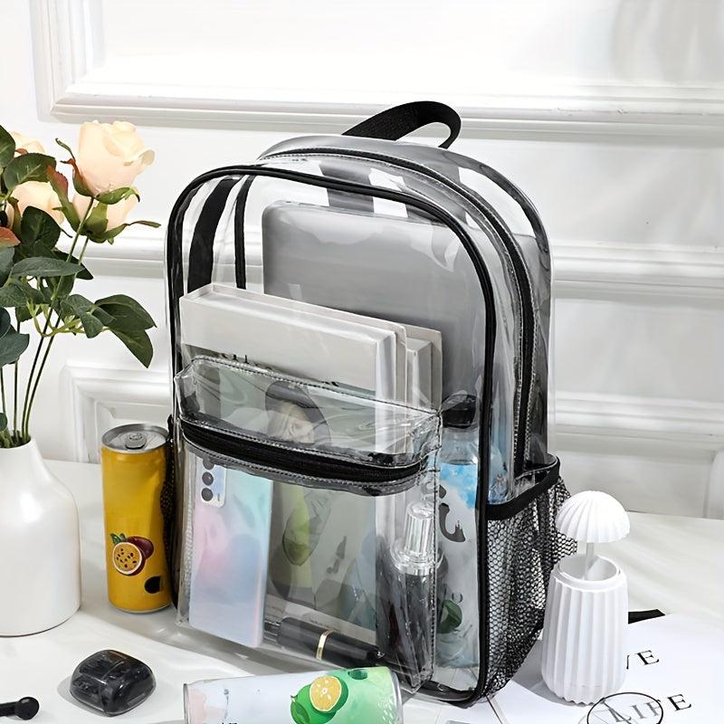 Clear PVC Backpack for Outdoor Sports & Fitness