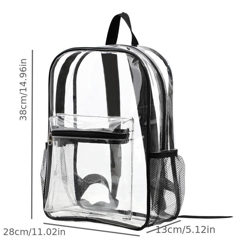 Clear PVC Backpack for Outdoor Sports & Fitness
