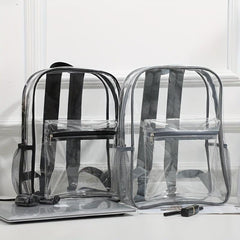 Clear PVC Backpack for Outdoor Sports & Fitness