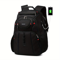 Casual Backpack USB Charging Port Travel Backpack 43 18 Cm Computer Bag