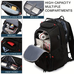 Casual Backpack USB Charging Port Travel Backpack 43 18 Cm Computer Bag
