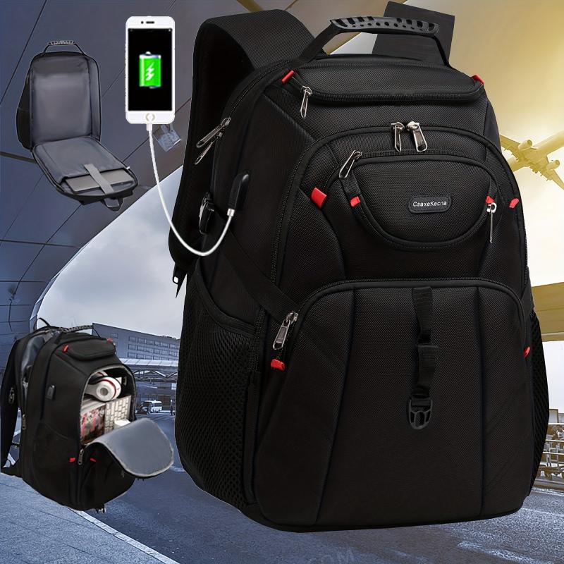 Casual Backpack USB Charging Port Travel Backpack 43 18 Cm Computer Bag