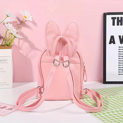 Rabbit Ears Shape Sequin Children's Backpack Sweet Girls Travel Bag