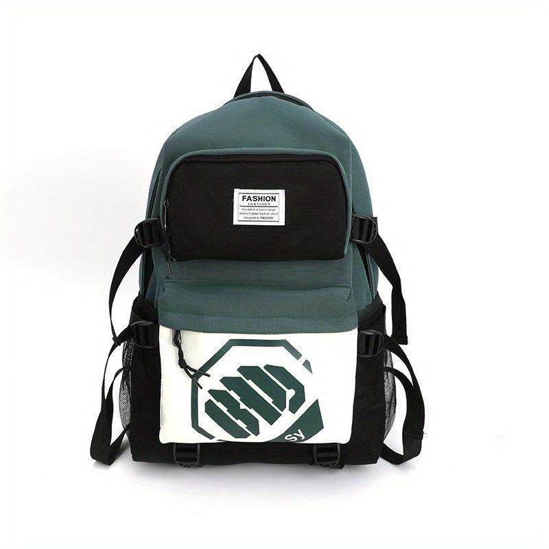 Large Capacity Outdoor Leisure Backpack Anti-splashing Nylon Fabric