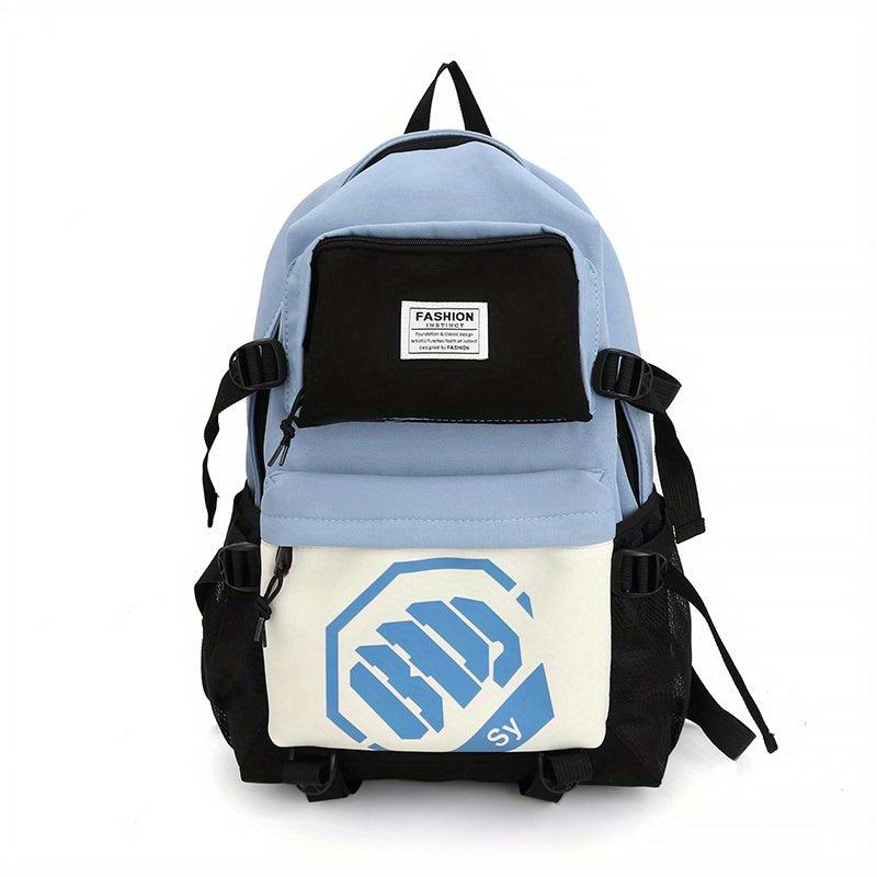 Large Capacity Outdoor Leisure Backpack Anti-splashing Nylon Fabric