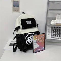 Large Capacity Outdoor Leisure Backpack Anti-splashing Nylon Fabric