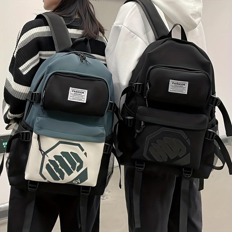 Large Capacity Outdoor Leisure Backpack Anti-splashing Nylon Fabric