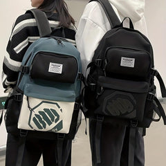 Large Capacity Outdoor Leisure Backpack Anti-splashing Nylon Fabric