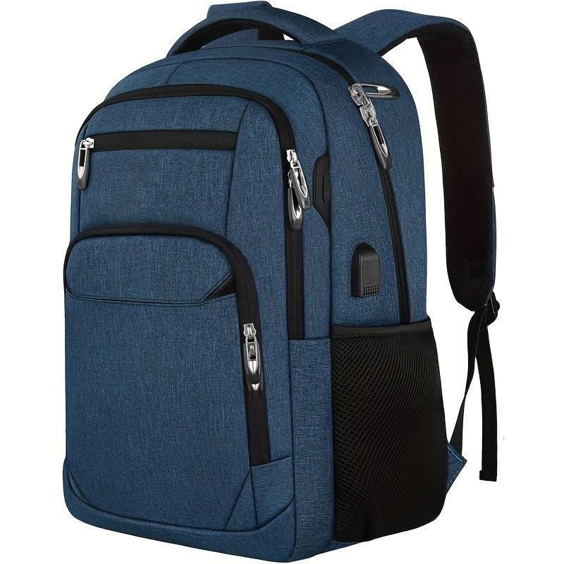 Men's Large Capacity Multifunctional Backpack With USB Charging Travel Bag