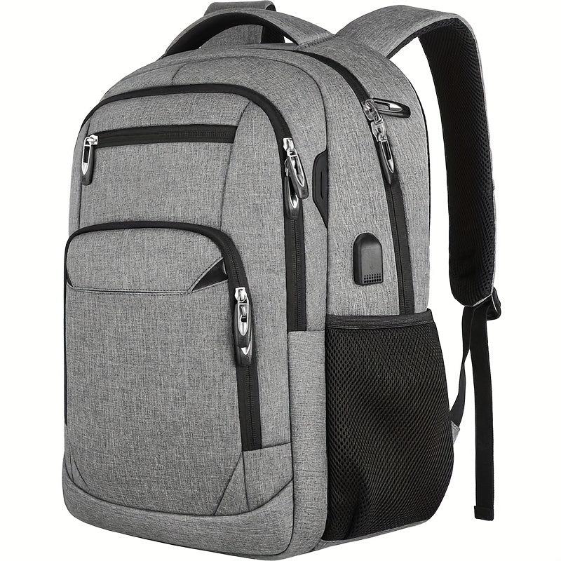 Men's Large Capacity Multifunctional Backpack With USB Charging Travel Bag