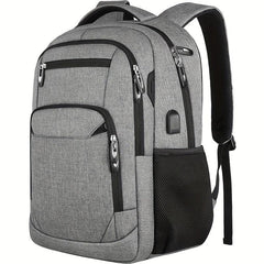 Men's Large Capacity Multifunctional Backpack With USB Charging Travel Bag