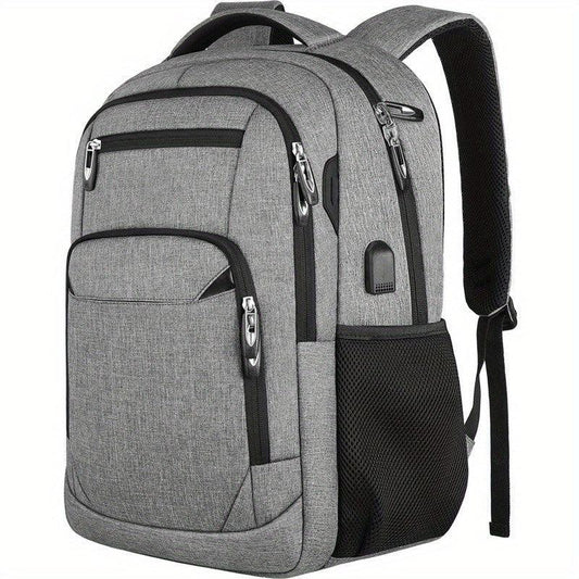 Men's Large Capacity Multifunctional Backpack With USB Charging Travel Bag