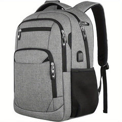 Men's Large Capacity Multifunctional Backpack With USB Charging Travel Bag