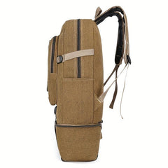 Canvas Large Capacity Backpack Men's Women's Travel Bag