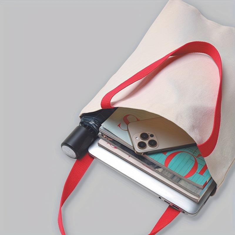 Cat Pattern Shoulder Bag Eco-Friendly Shopping Tote
