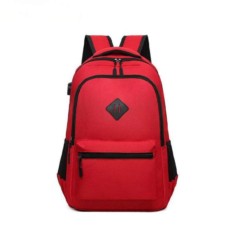 Men's Large Capacity Travel Backpack Laptop Business School Bag