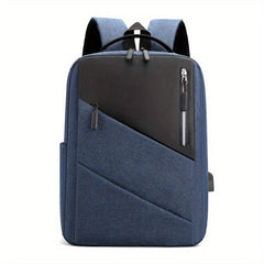 Waterproof Laptop Backpack USB Charging Port Large Capacity Reflective Travel