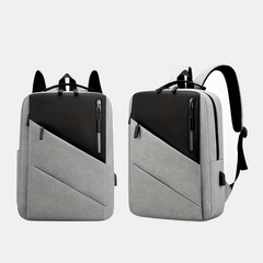 Waterproof Laptop Backpack USB Charging Port Large Capacity Reflective Travel