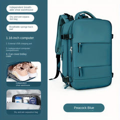 Large Travel Backpack Carry On Waterproof Outdoor Sports Rucksack