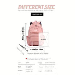 Primary School Students Backpack Large Capacity Casual Travel Computer Backpack