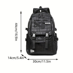 Large Capacity Men's Travel Backpack for Work & School with Computer Compartment