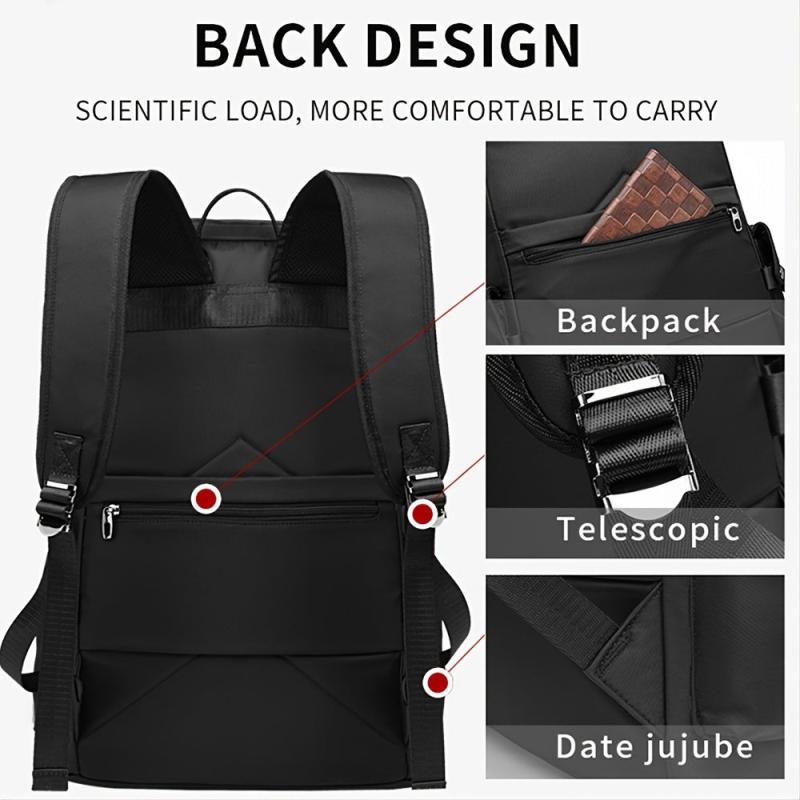 Vodlbov Large Laptop Backpack 17 Inch Waterproof Business Travel School Bag