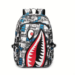 MezyTicky Waterproof Shark Backpack for Teenagers