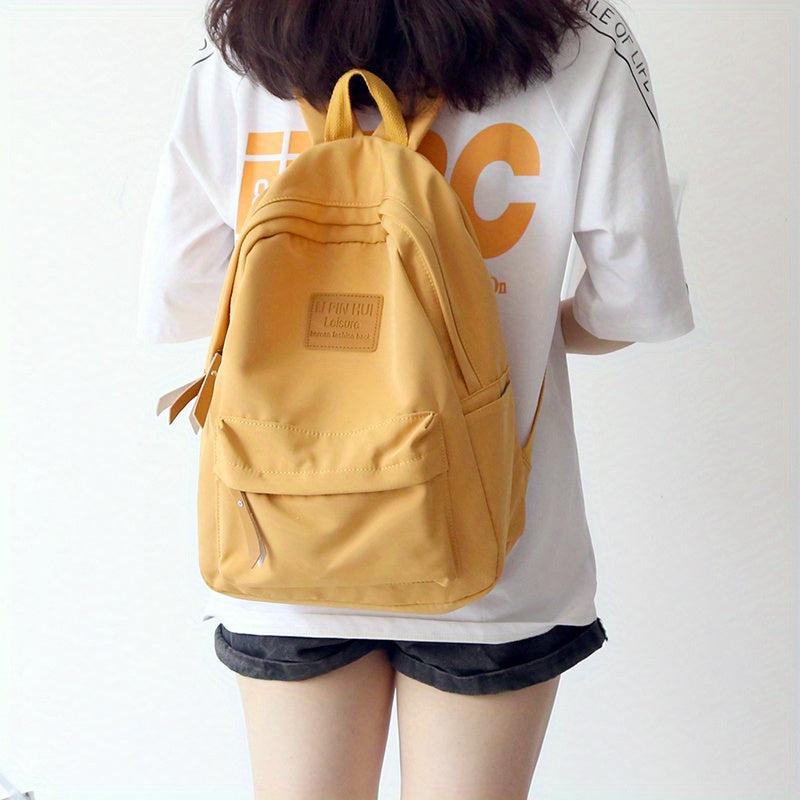 Oxford Cloth Student Backpack For High School