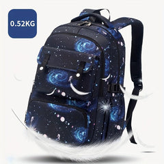 3pcs Starry Sky Space Pattern Backpack Set