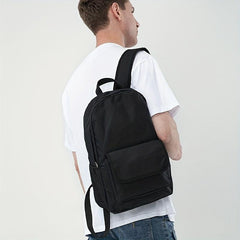 Men's Casual Canvas Backpack 15.6 Laptop School Bag
