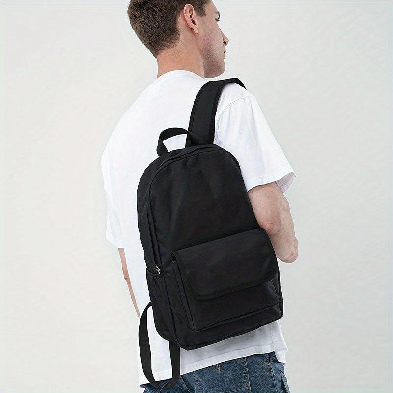 Men's Casual Canvas Backpack 15.6 Laptop School Bag