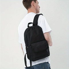 Men's Casual Canvas Backpack 15.6 Laptop School Bag