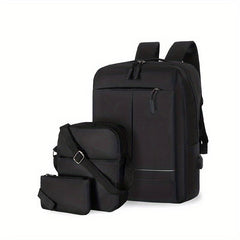 Men's Casual Business Backpack Set